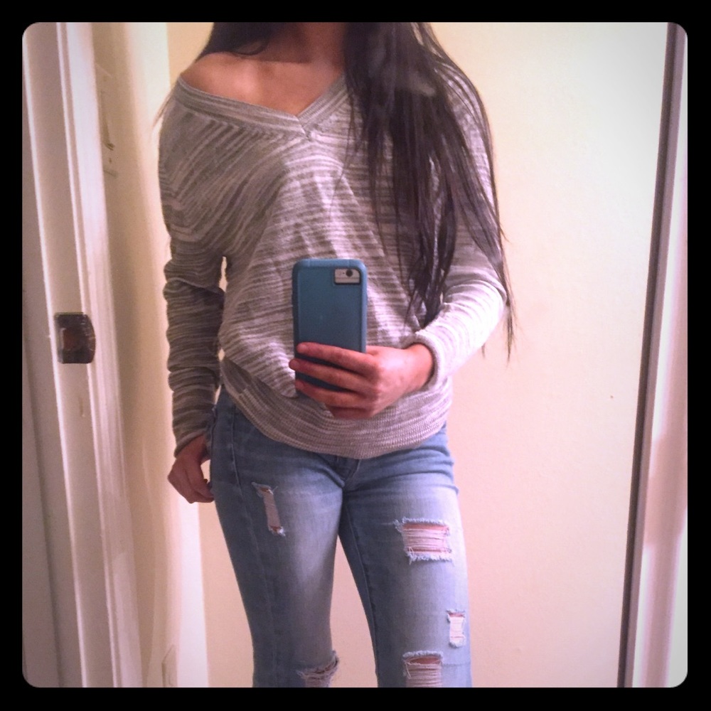 Gray sweater